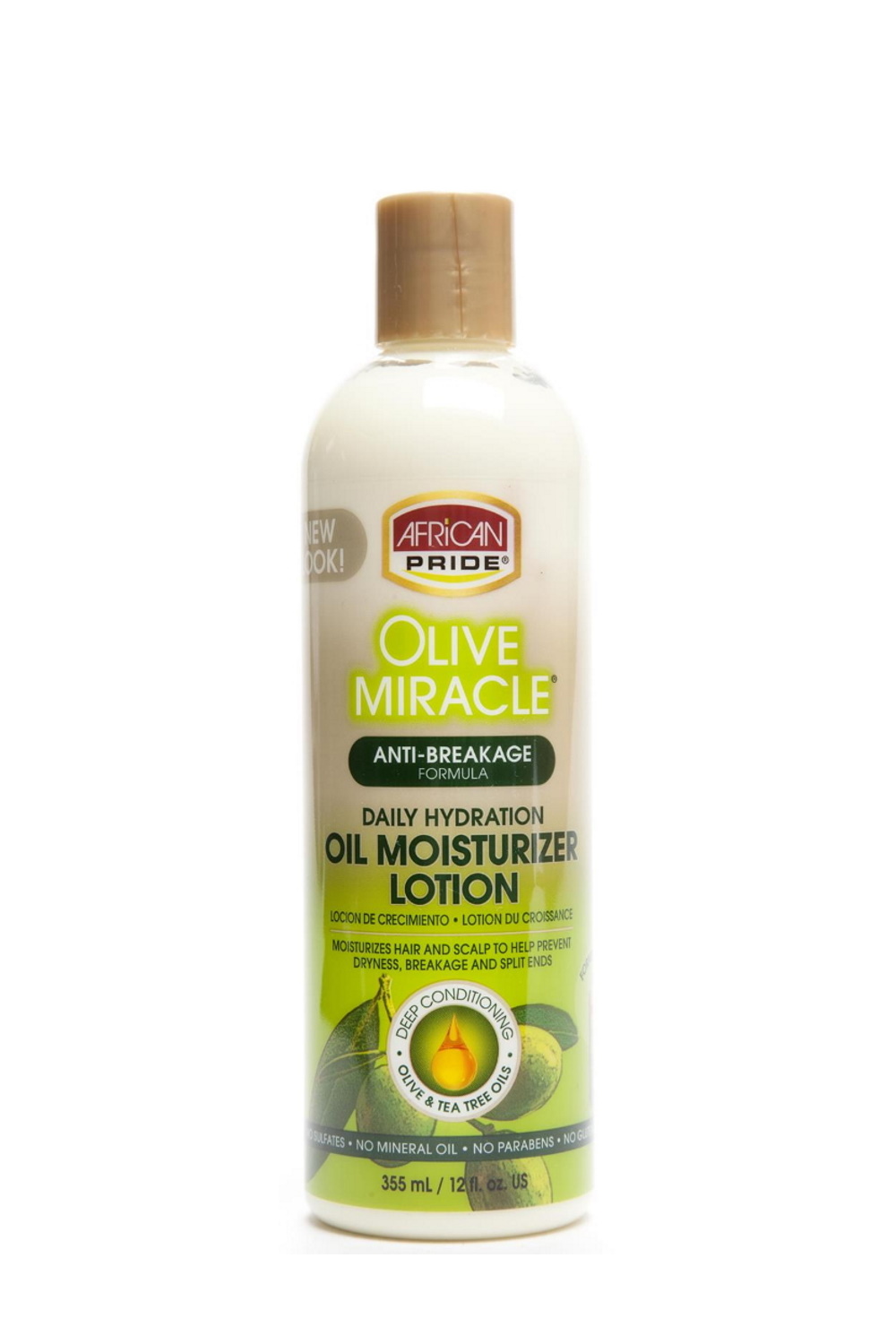 African Pride Olive Miracle Moist Lotion 355ML