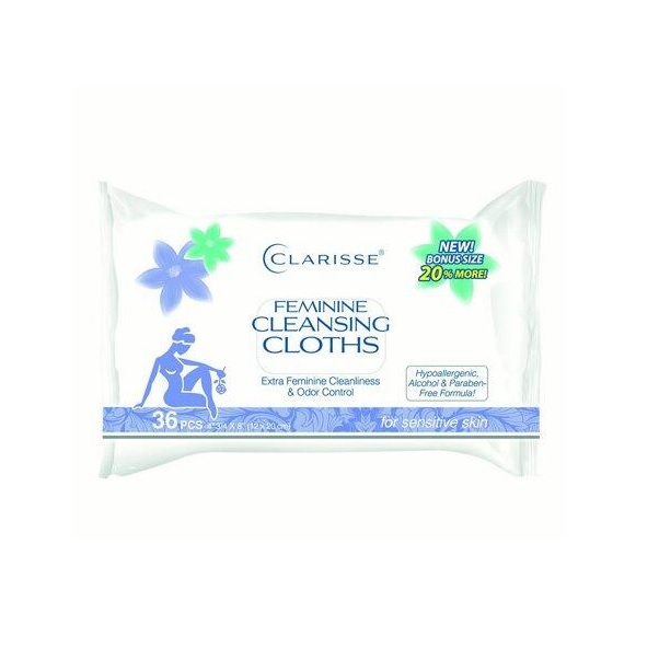Clarisse  Feminine Cleansing Cloths 36X (Each)