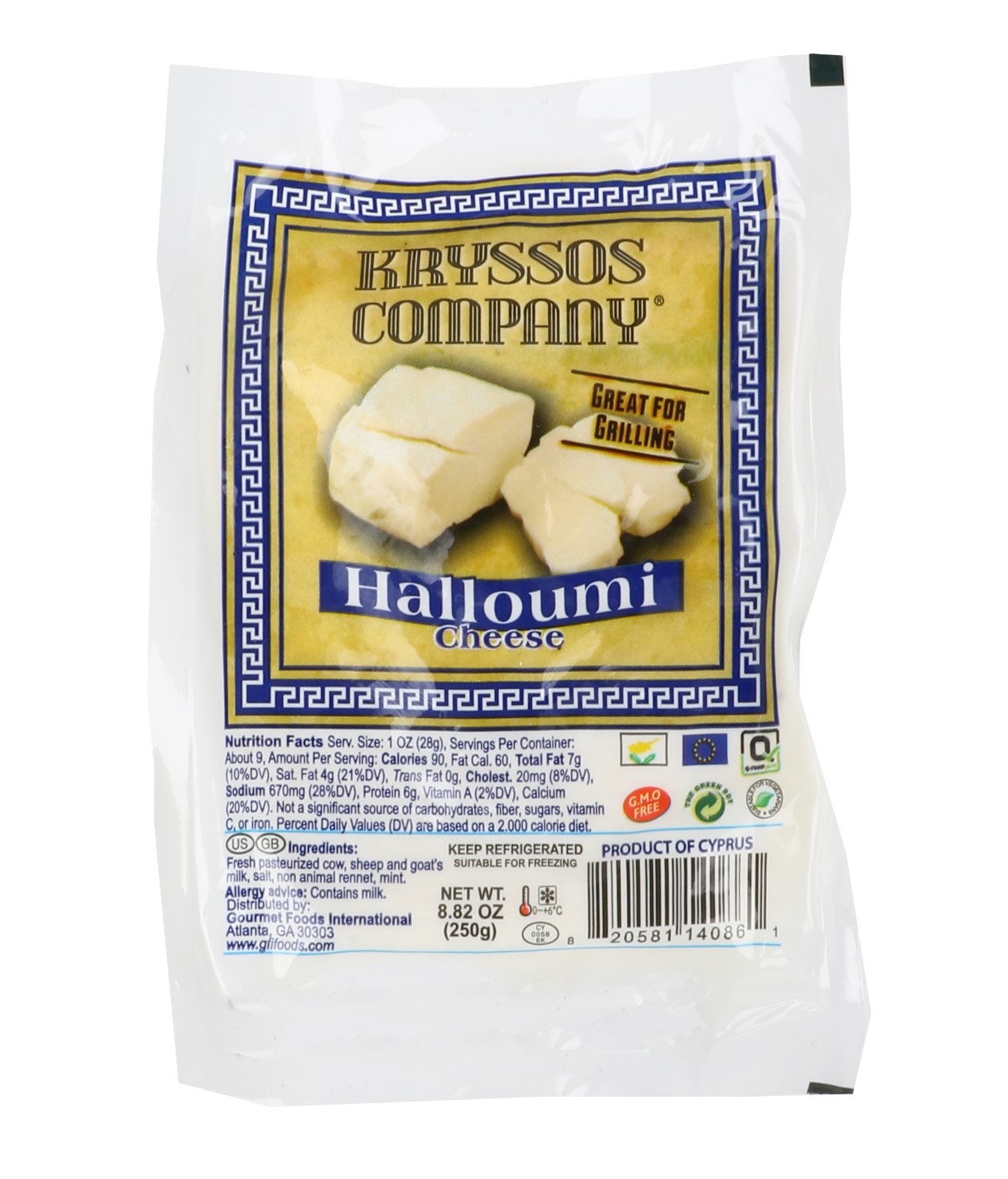 Kryssos Halloumi Cheese 249G