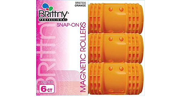 Brittny Roller S/On Mag Orange 6X (Each)