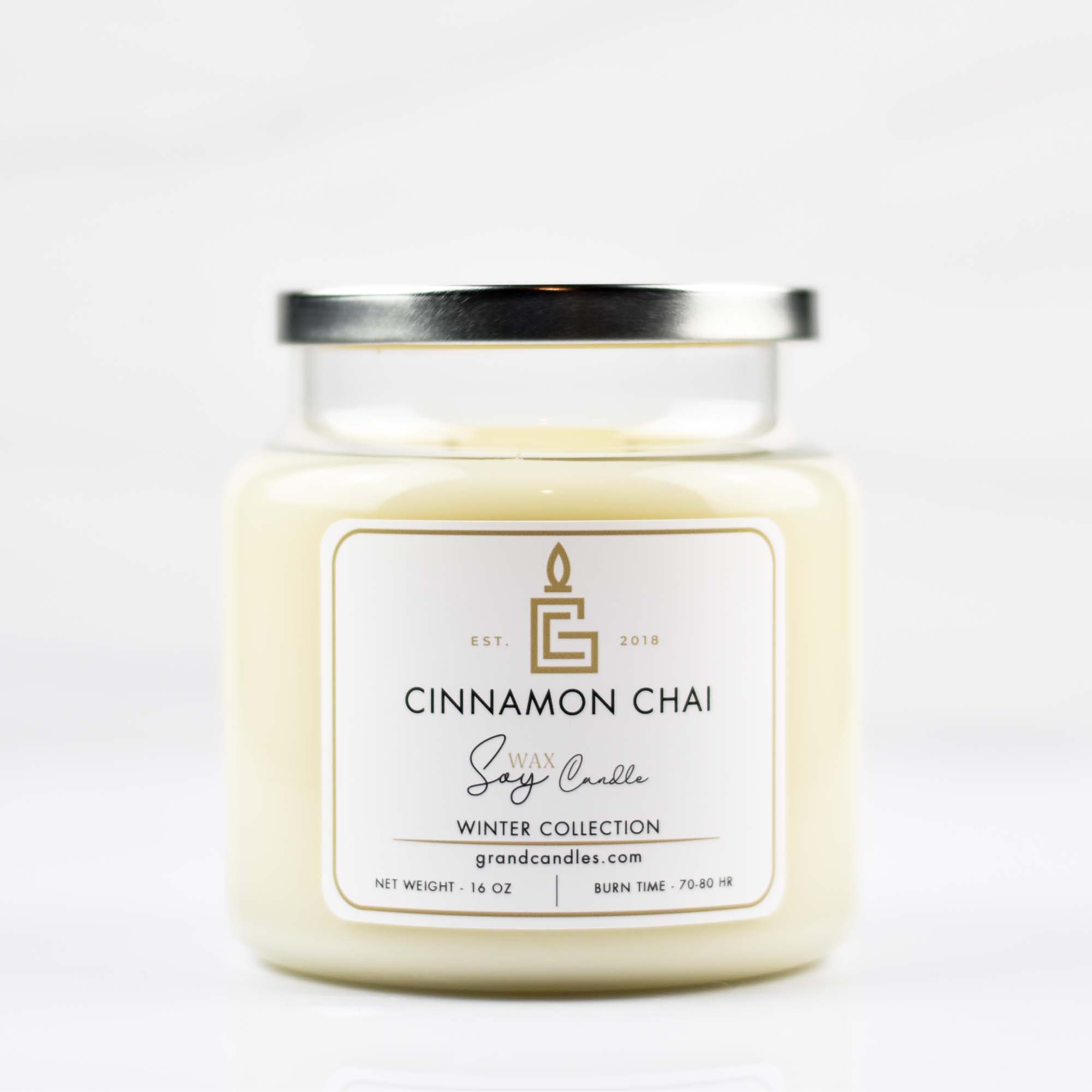 Natural Soy Wax Cinnamon Chai Candle 113G