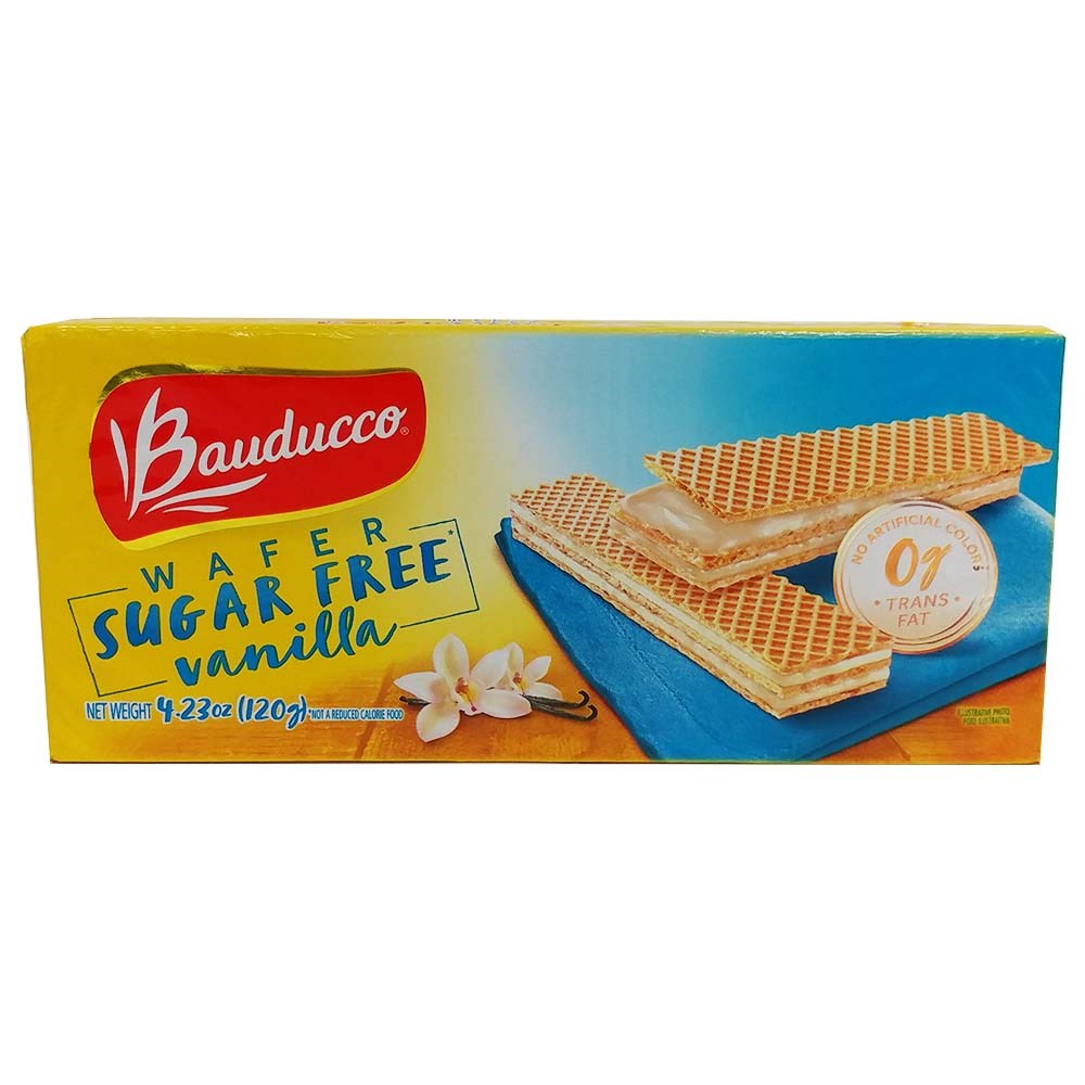 Bauducco Wafer Sugar Free Vanilla 120G