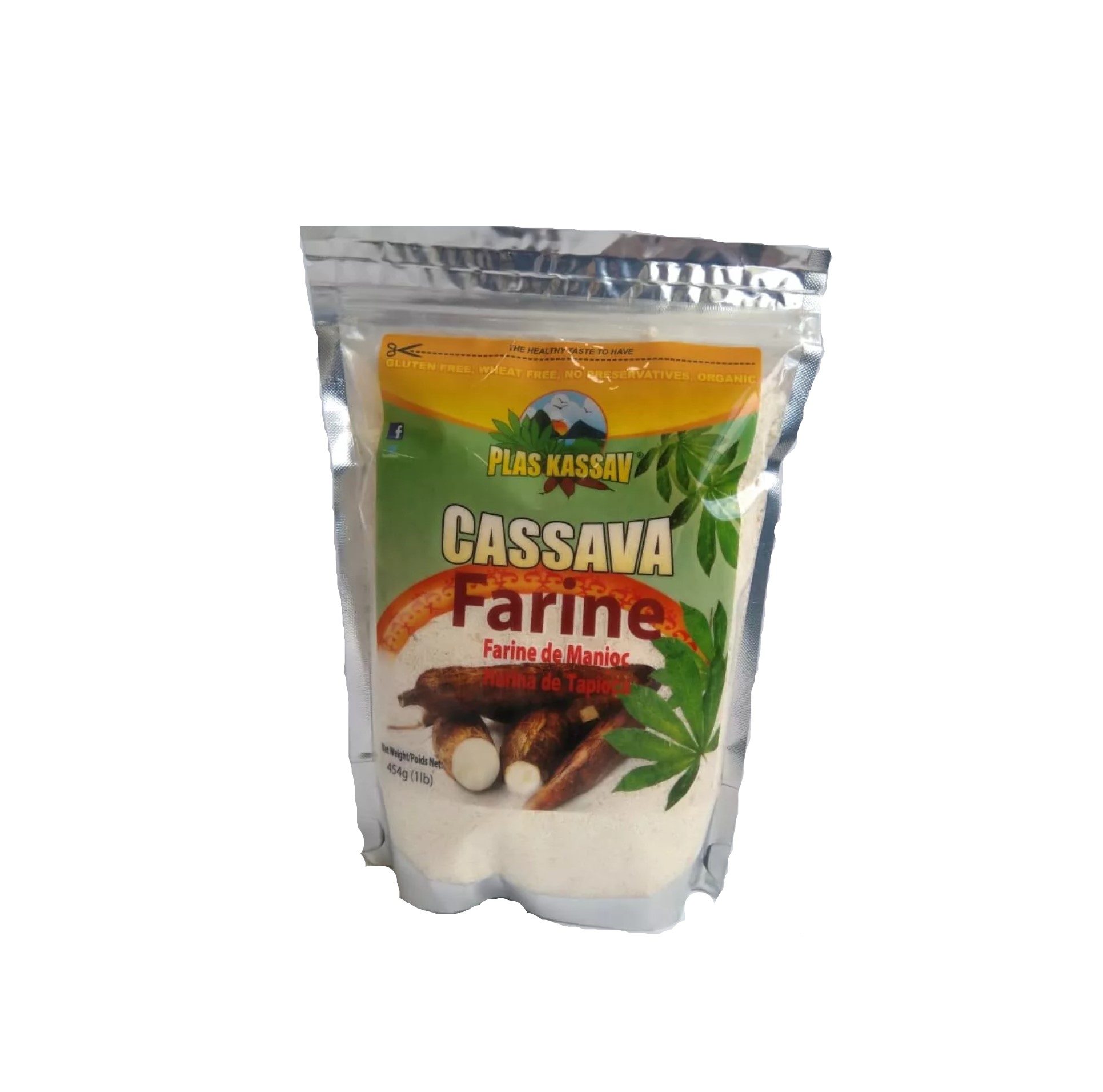 Plas Kassav Cassava Flour 454G