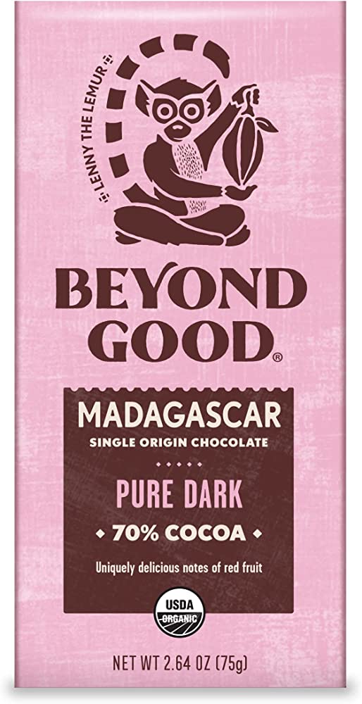 Beyond Good 70% Madagascar Dark Chocolate Bar 75G