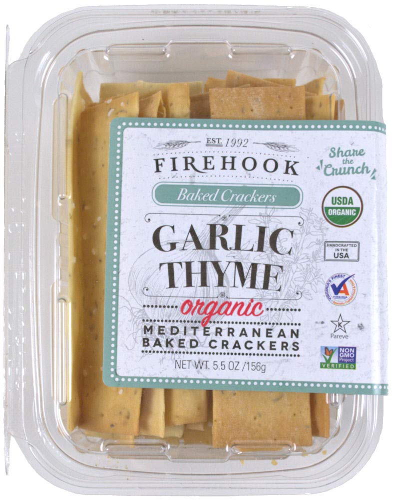 Firehook Cracker Baked Garlic Thyme 156G