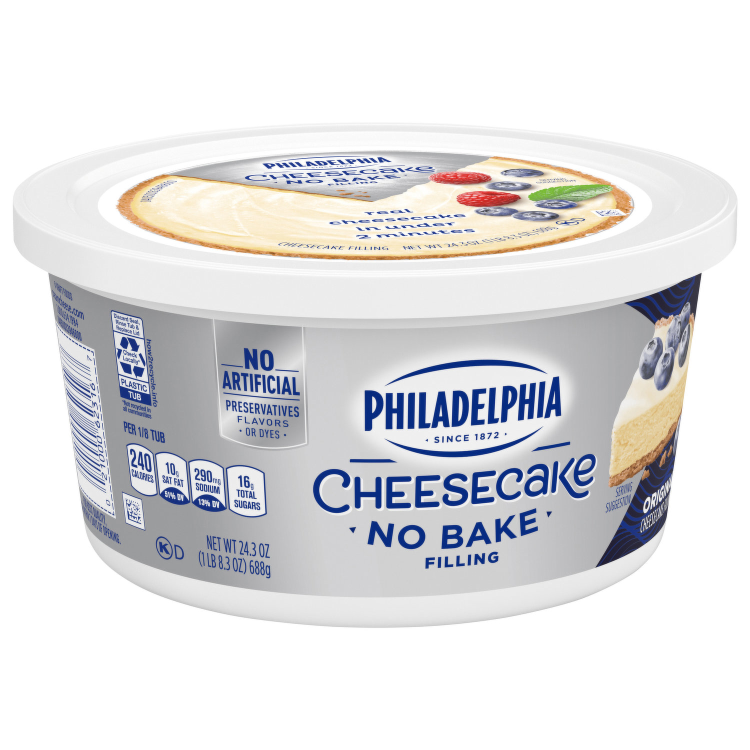 Philadelphia Cheese Cake Filling 698G