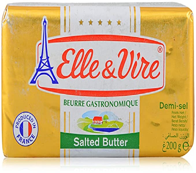 Elle & Vire Salted Butter Packet 200G