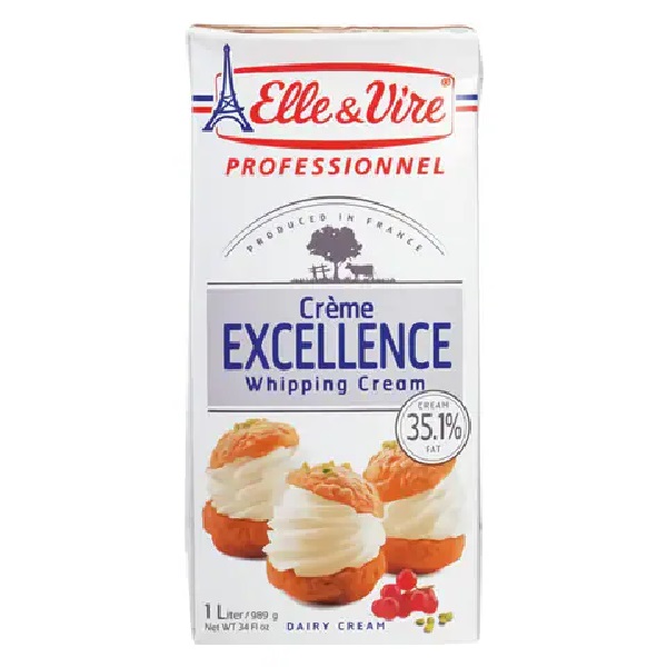 Elle & Vire Uht Whipping Cream 35.1% 1L