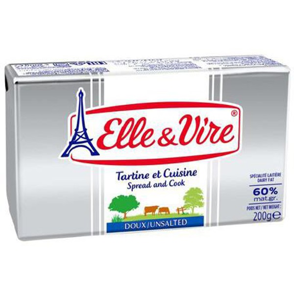 Elle & Vire Unsalted Spread 200G