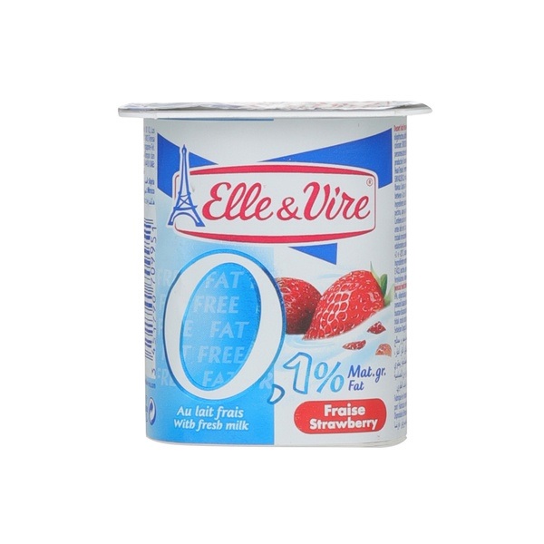 Elle & Vire Lite Strawberry Dessert 125G