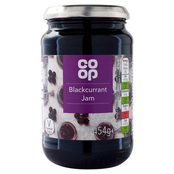 Coop Blackcurrant Jam 454G