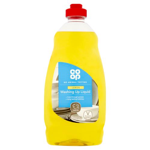Coop Wash Up Liquid Lemon 450ML