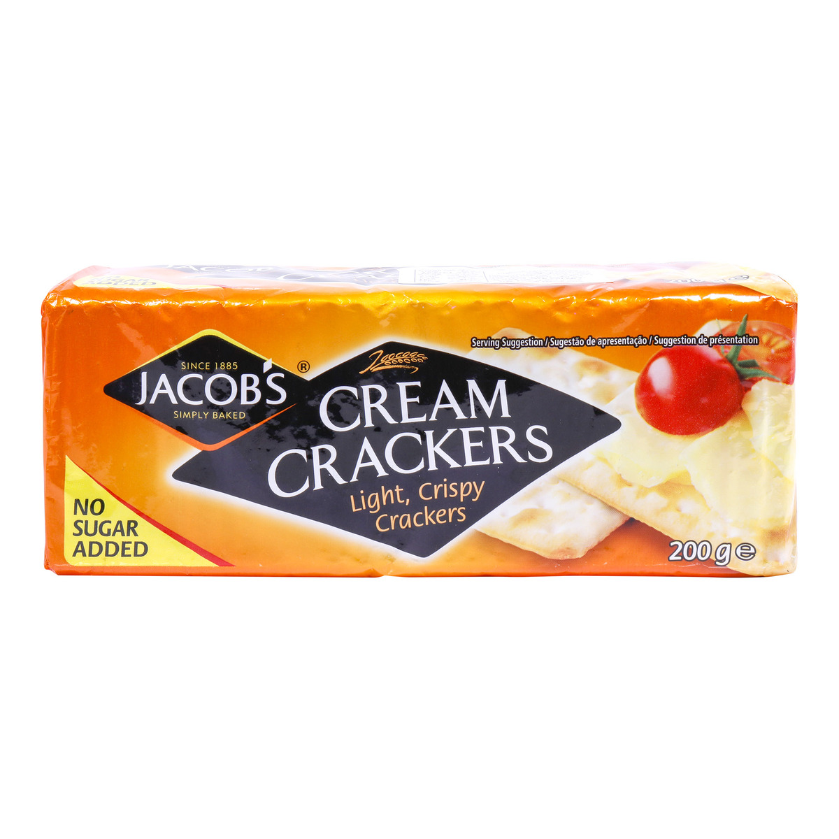 Jacobs Lt Crm Crackers 200G