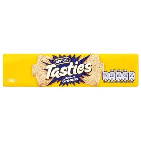 Mcvities Tasyt Custard Creams 150G