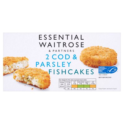 Waitrose Cod Parsley Fish Cakes 230G