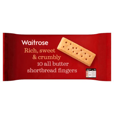 Waitrose Shortbread Fingers 200G