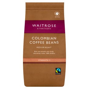Waitrose Coffee Beans Colombian 227G
