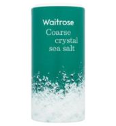 Waitrose Sea Salt Crystal Coarse 350G