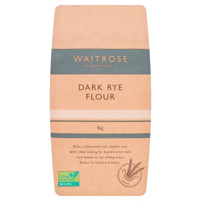 Waitrose Dark Rye Flour 1KG