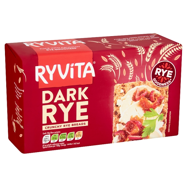 Ryvita Dark Rye Bread 250G