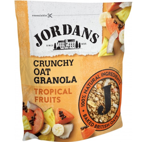 Jordans Crunchy Tropical Fruit 750G