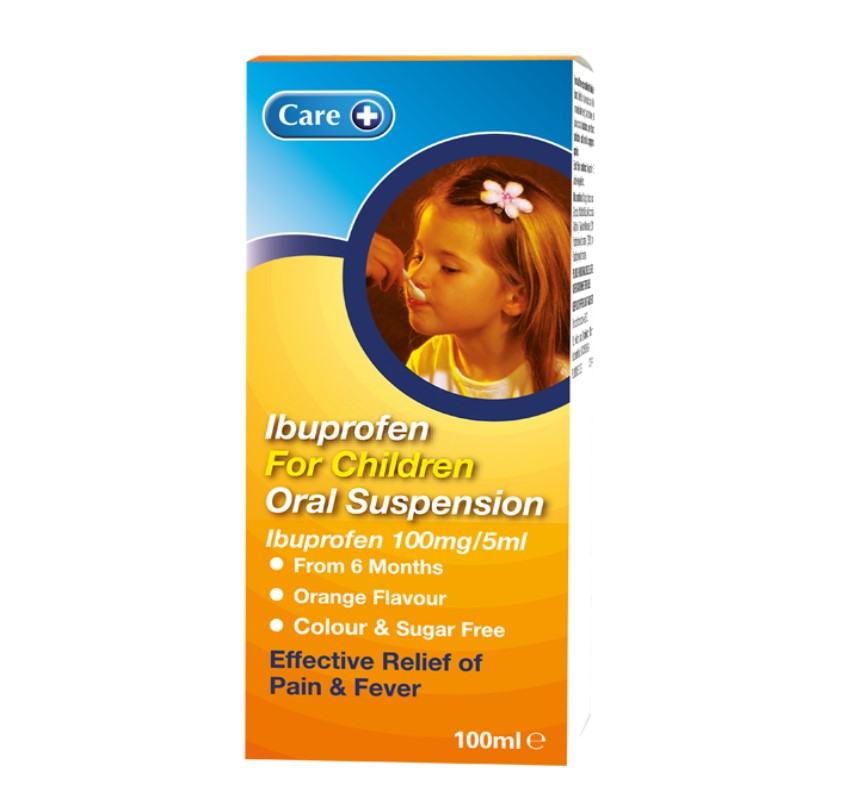 Care Ibuprofen Suspension 100ML