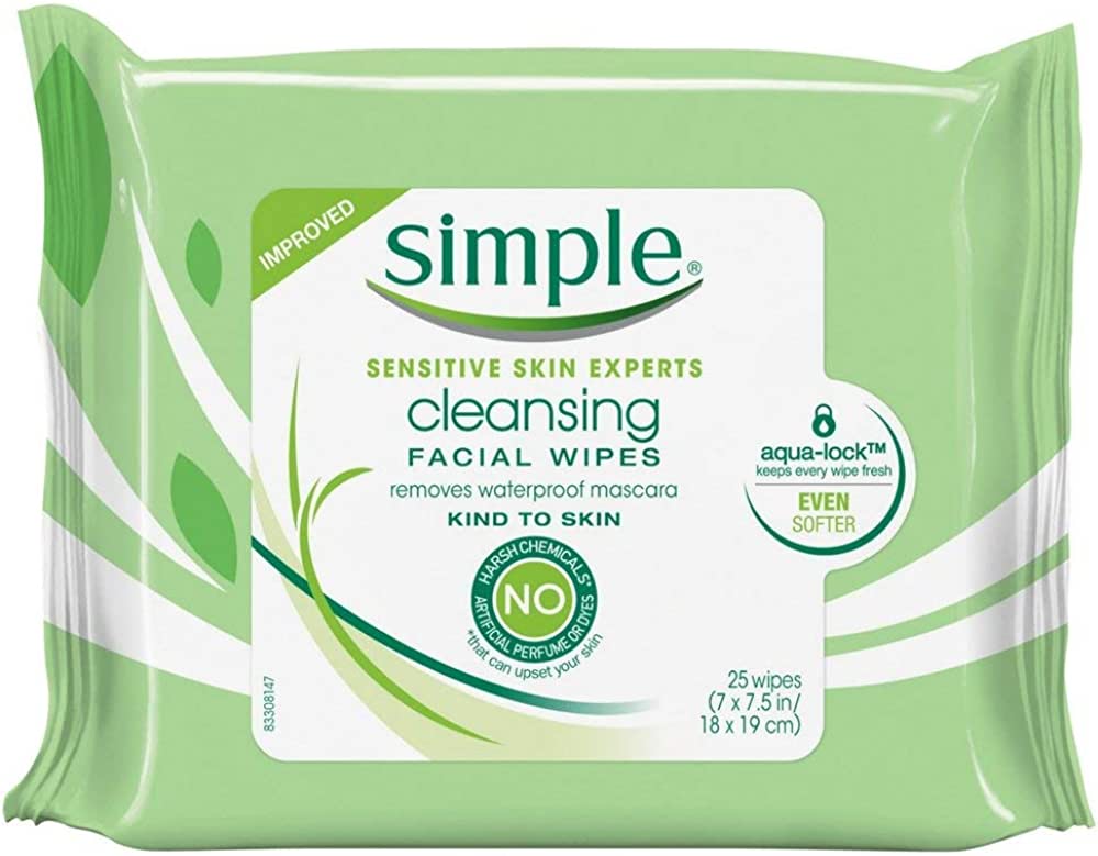 Simple Cleansing Wipes 25X (Each)