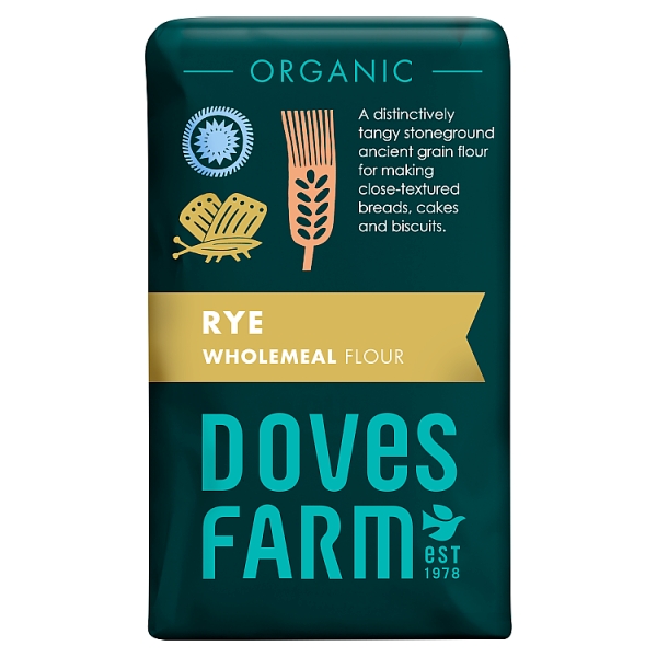 Doves Organic Rye Flour 1KG