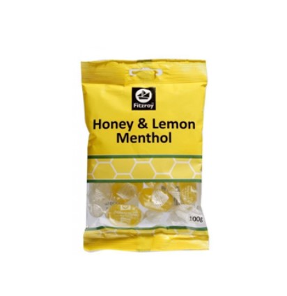 Fitzroy Honey/Lemon Menthol 100G