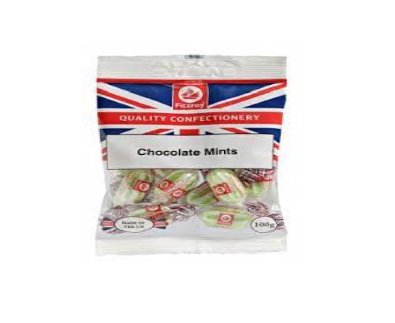 Fitzroy Chocolate Mint Bag 100G