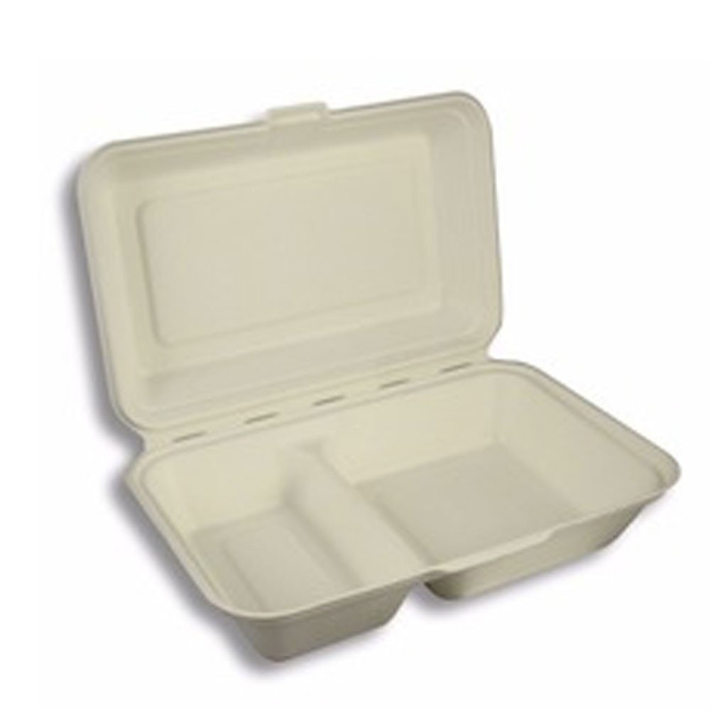 Hotpack Biodeg Lunch Box 2C 25X (Each)