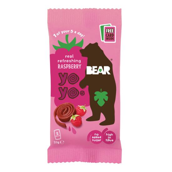 Bear Raspberry Fruit Yoyos 20G
