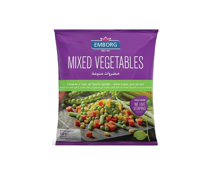 Emborg Mixed Vegetables 450G