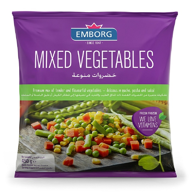 Emborg Mixed Vegetables 900G