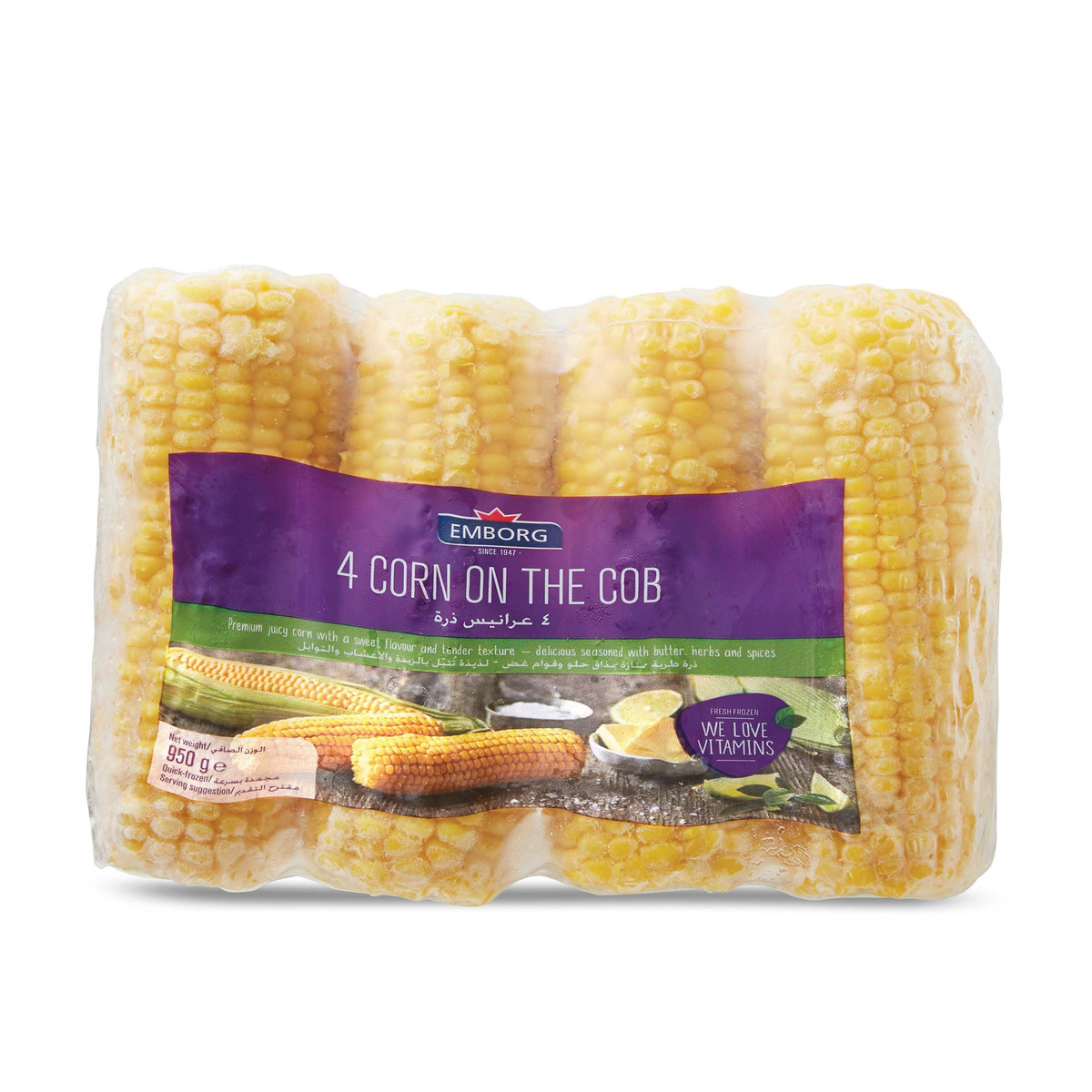 Emborg Corn On The Cob 4X (Each)
