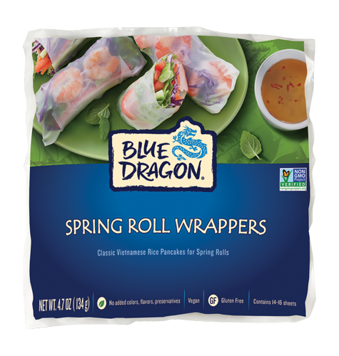 Blue Dragon Spring Roll Wrap 133G