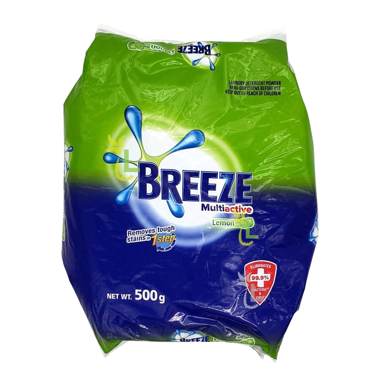 Breeze Detergent Powder Multi Active Lemon 500G