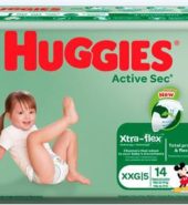 Huggies Activ Sec Size 5 Xxl Diaper 8X (Each)