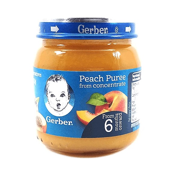 Gerber 2Nd Food Puree Peach 113G