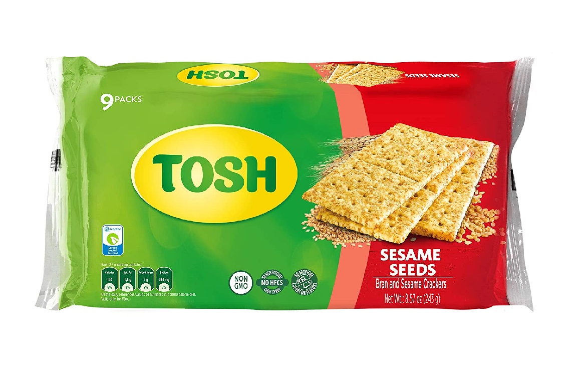Noel Tosh Bran Cracker Sesame Seeds 252G