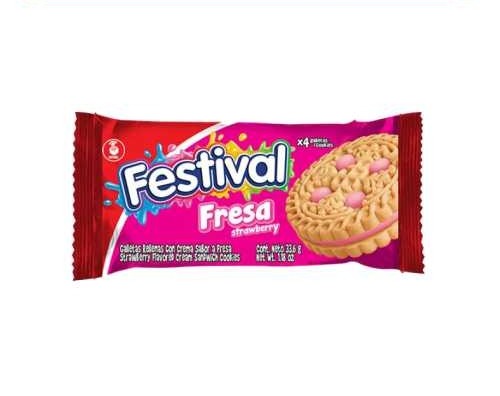 Noel Festival Strawberry Cookies 33.6G