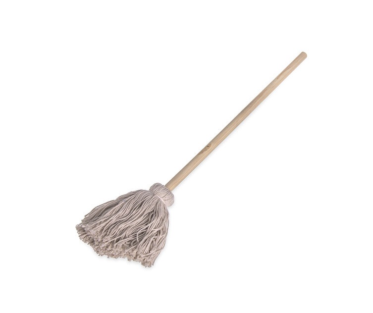 Mop Cotton W/Wooden Stick 227G