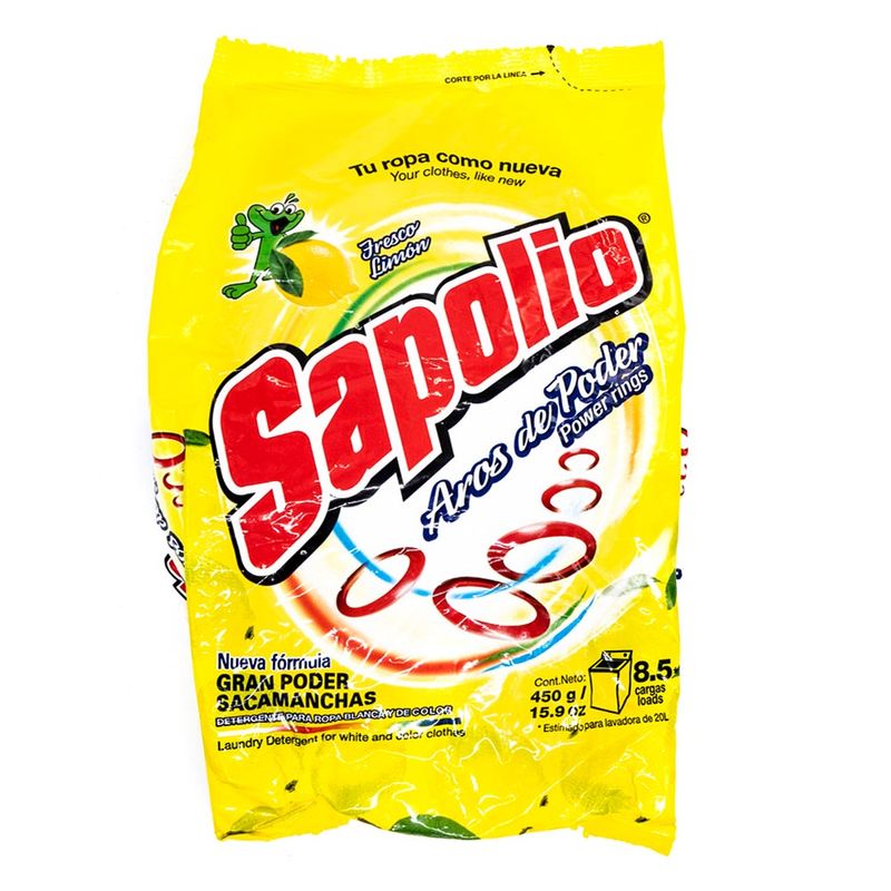 Sapolio Detergent Lemon 450G