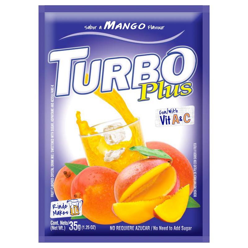 Turbo Plus Mango Drink Mix 35G