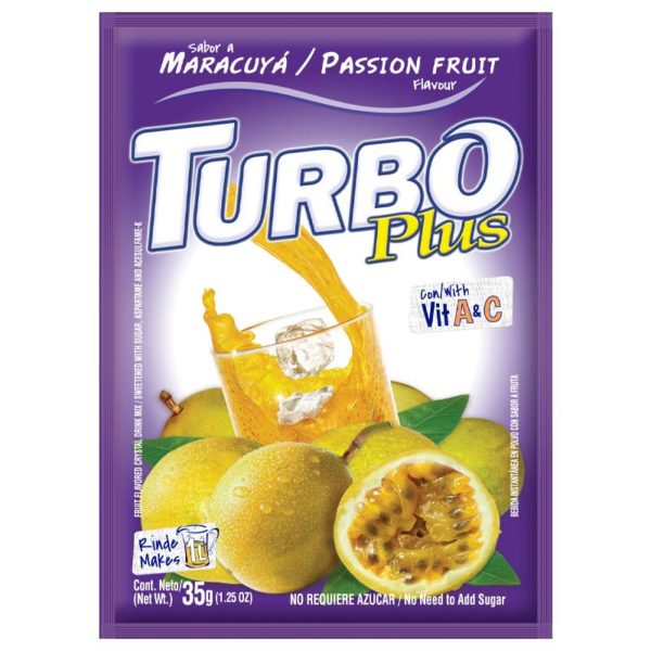Turbo Plus Passion Drink Mix 35G