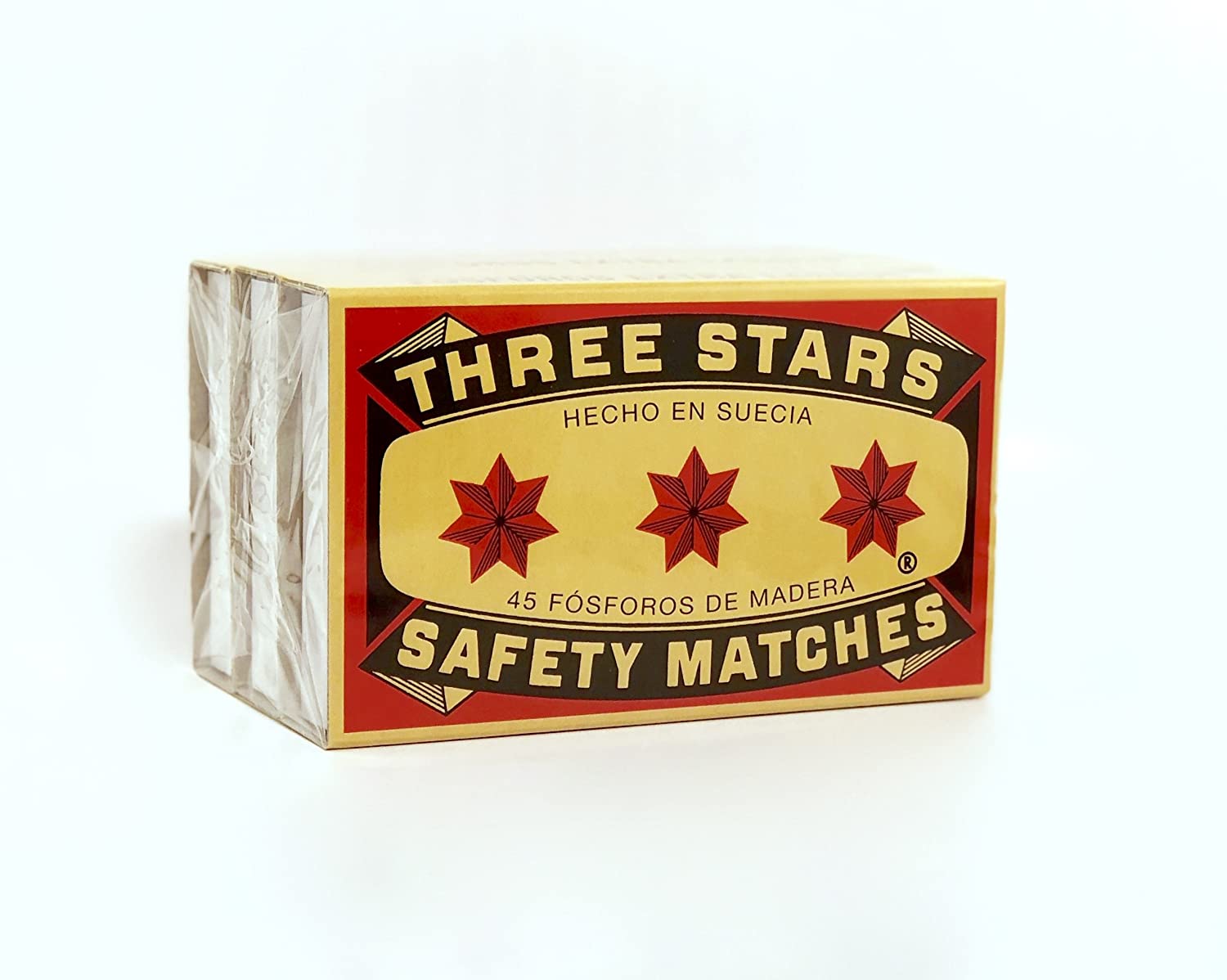 Three Stars Safety Matches Ex Long 3X (Each)