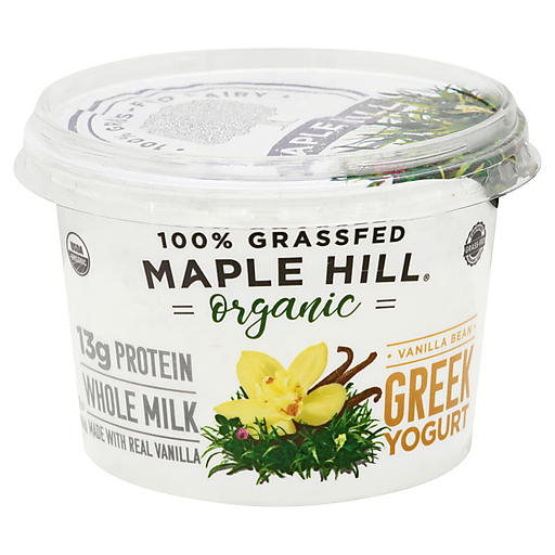 Maple Hill Yogurt Greek Vanilla 454G