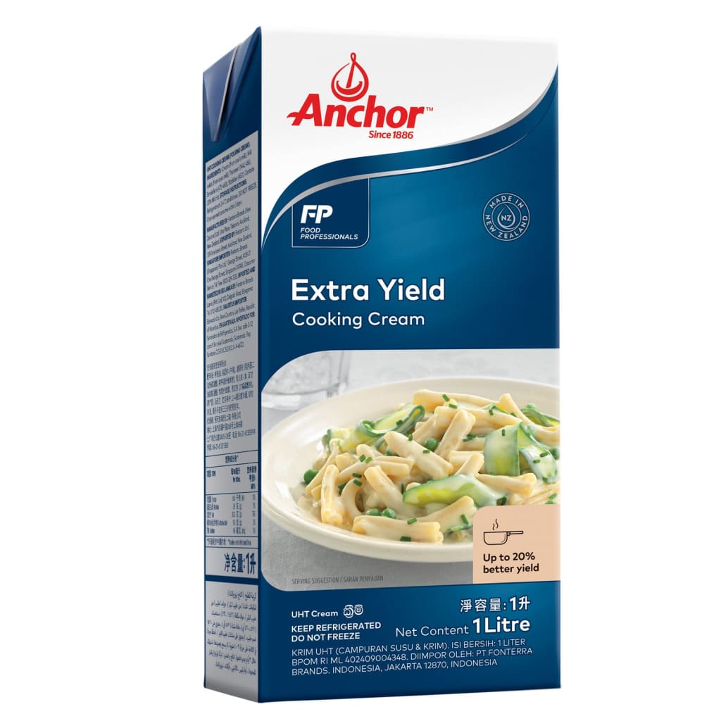 Anchor Uht Extra Yield Cooking Cream 1L