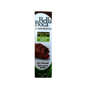 Bella Boca Belgian Praline Chocolate Bar 44G