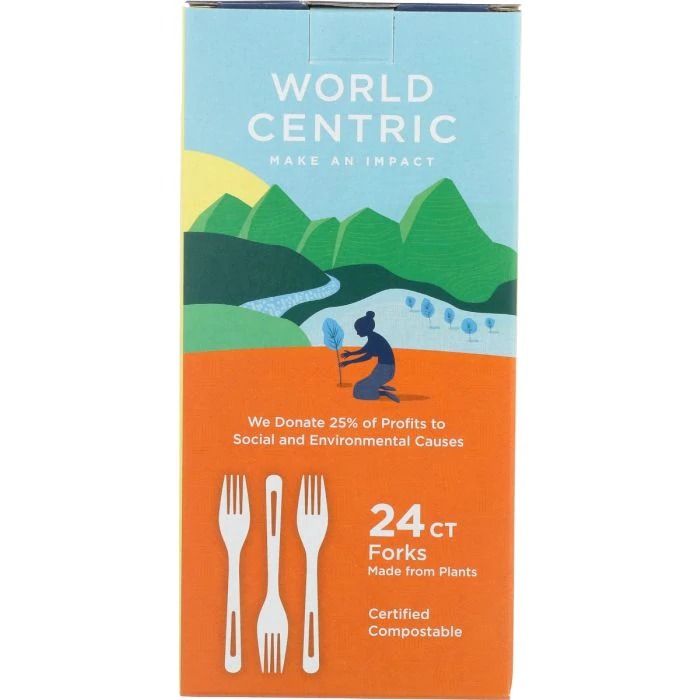 World Centric 6″ Corn Starch Forks 24X (Each)
